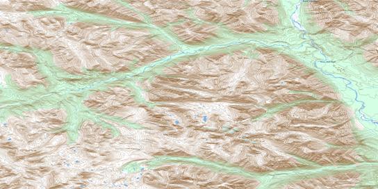 No Title Topo Map 105I09 at 1:50,000 scale - National Topographic System of Canada (NTS) - Toporama map