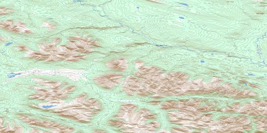 No Title Topo Map 105I11 at 1:50,000 scale - National Topographic System of Canada (NTS) - Toporama map