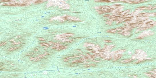No Title Topographic map 105I12 at 1:50,000 Scale