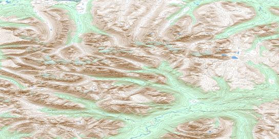 No Title Topo Map 105I15 at 1:50,000 scale - National Topographic System of Canada (NTS) - Toporama map