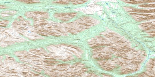 No Title Topographic map 105I16 at 1:50,000 Scale