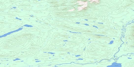 No Title Topo Map 105J02 at 1:50,000 scale - National Topographic System of Canada (NTS) - Toporama map