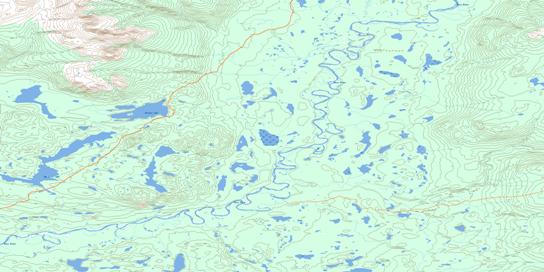 Marjorie Lake Topo Map 105J04 at 1:50,000 scale - National Topographic System of Canada (NTS) - Toporama map