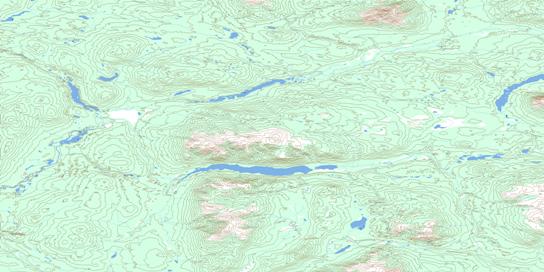 No Title Topo Map 105J07 at 1:50,000 scale - National Topographic System of Canada (NTS) - Toporama map