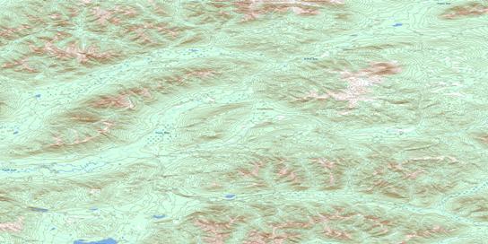 No Title Topo Map 105J09 at 1:50,000 scale - National Topographic System of Canada (NTS) - Toporama map