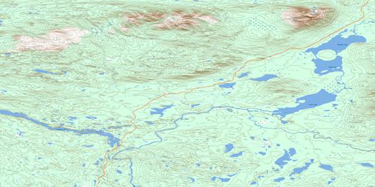 Field Lake Topo Map 105J11 at 1:50,000 scale - National Topographic System of Canada (NTS) - Toporama map