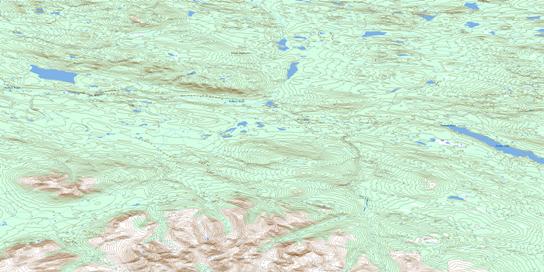 No Title Topo Map 105J12 at 1:50,000 scale - National Topographic System of Canada (NTS) - Toporama map