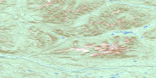 No Title Topo Map 105J13 at 1:50,000 scale - National Topographic System of Canada (NTS) - Toporama map