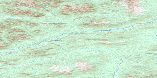 No Title Topo Map 105J15 at 1:50,000 scale - National Topographic System of Canada (NTS) - Toporama map