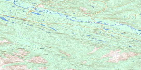 Faro Topo Map 105K03 at 1:50,000 scale - National Topographic System of Canada (NTS) - Toporama map