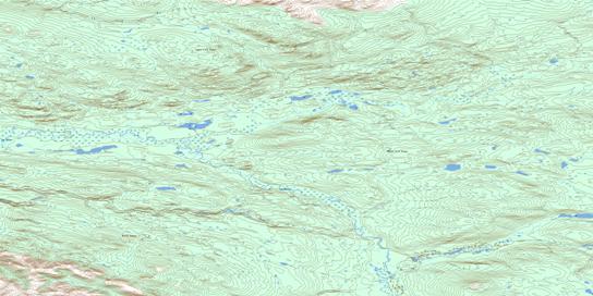 Teddy Creek Topo Map 105K10 at 1:50,000 scale - National Topographic System of Canada (NTS) - Toporama map