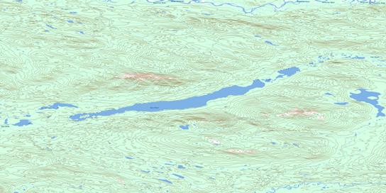 Stokes Lake Topo Map 105K13 at 1:50,000 scale - National Topographic System of Canada (NTS) - Toporama map