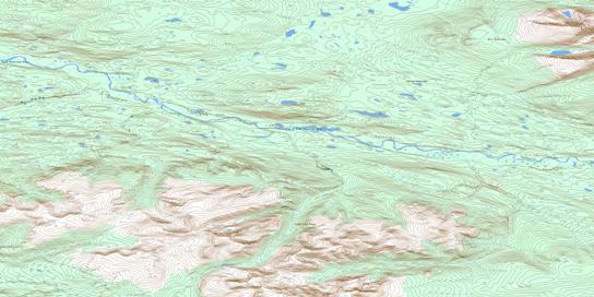 No Title Topographic map 105K15 at 1:50,000 Scale