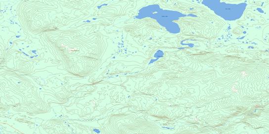 Tadru Lake Topographic map 105L05 at 1:50,000 Scale