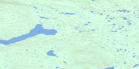 Tatlmain Lake Topo Map 105L12 at 1:50,000 scale - National Topographic System of Canada (NTS) - Toporama map