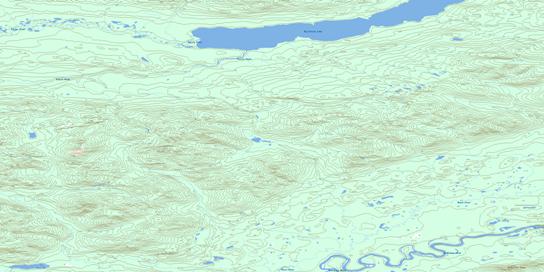 Clarke Hills Topo Map 105M02 at 1:50,000 scale - National Topographic System of Canada (NTS) - Toporama map