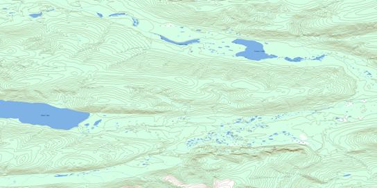 Francis Lake Topographic map 105M05 at 1:50,000 Scale