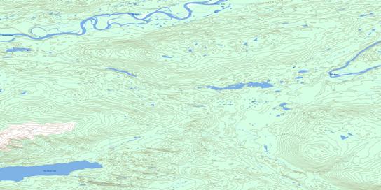 Canoe Creek Topo Map 105M08 at 1:50,000 scale - National Topographic System of Canada (NTS) - Toporama map