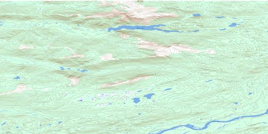 Edwards Lake Topo Map 105M09 at 1:50,000 scale - National Topographic System of Canada (NTS) - Toporama map
