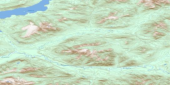 Husky Dog Creek Topographic map 105N01 at 1:50,000 Scale