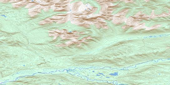 Mount Armstrong Topographic map 105N03 at 1:50,000 Scale