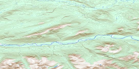 No Title Topo Map 105N06 at 1:50,000 scale - National Topographic System of Canada (NTS) - Toporama map