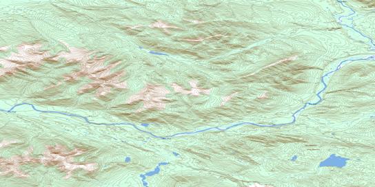 No Title Topo Map 105N07 at 1:50,000 scale - National Topographic System of Canada (NTS) - Toporama map