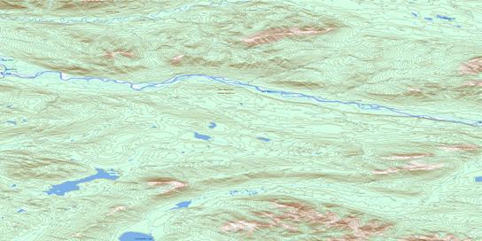 No Title Topo Map 105N08 at 1:50,000 scale - National Topographic System of Canada (NTS) - Toporama map