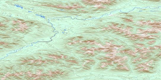 West Lake Topographic map 105N09 at 1:50,000 Scale