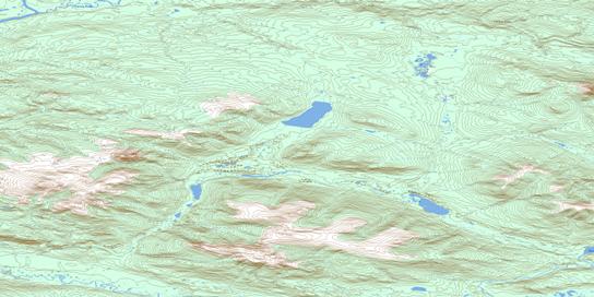 No Title Topographic map 105N11 at 1:50,000 Scale