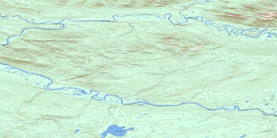 Penape Lake Topo Map 105N13 at 1:50,000 scale - National Topographic System of Canada (NTS) - Toporama map
