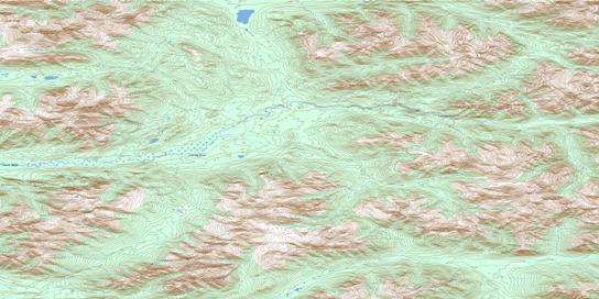 No Title Topo Map 105N16 at 1:50,000 scale - National Topographic System of Canada (NTS) - Toporama map