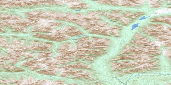 Einarson Creek Topo Map 105O13 at 1:50,000 scale - National Topographic System of Canada (NTS) - Toporama map