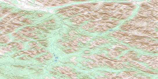 Hailstone Creek Topographic map 105O16 at 1:50,000 Scale