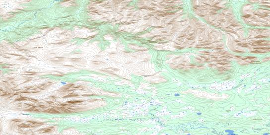 No Title Topo Map 105P03 at 1:50,000 scale - National Topographic System of Canada (NTS) - Toporama map