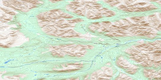 No Title Topographic map 105P06 at 1:50,000 Scale