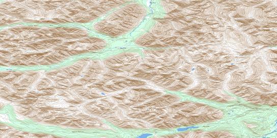 No Title Topo Map 105P10 at 1:50,000 scale - National Topographic System of Canada (NTS) - Toporama map