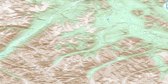 No Title Topo Map 105P16 at 1:50,000 scale - National Topographic System of Canada (NTS) - Toporama map
