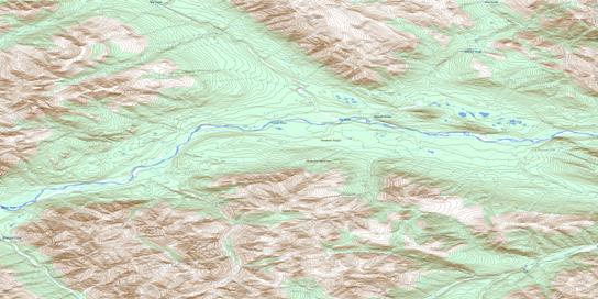 Anthill Creek Topo Map 106A02 at 1:50,000 scale - National Topographic System of Canada (NTS) - Toporama map