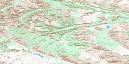 Mcclure Lake Topographic map 106A09 at 1:50,000 Scale