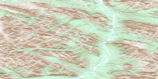 No Title Topo Map 106A12 at 1:50,000 scale - National Topographic System of Canada (NTS) - Toporama map