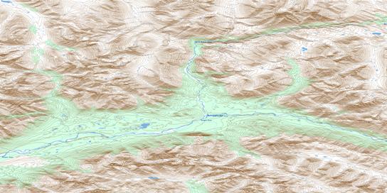 No Title Topographic map 106B04 at 1:50,000 Scale