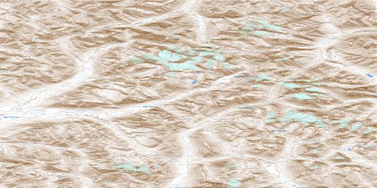 No Title Topo Map 106B06 at 1:50,000 scale - National Topographic System of Canada (NTS) - Toporama map