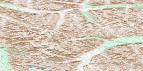 No Title Topo Map 106B10 at 1:50,000 scale - National Topographic System of Canada (NTS) - Toporama map
