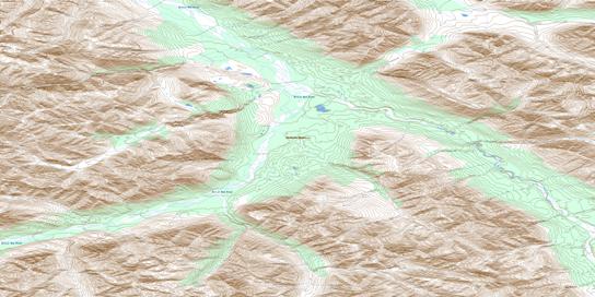 No Title Topographic map 106B11 at 1:50,000 Scale
