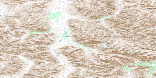 No Title Topo Map 106B12 at 1:50,000 scale - National Topographic System of Canada (NTS) - Toporama map