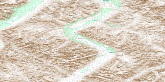 No Title Topographic map 106B13 at 1:50,000 Scale