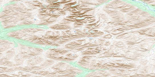 No Title Topo Map 106C10 at 1:50,000 scale - National Topographic System of Canada (NTS) - Toporama map