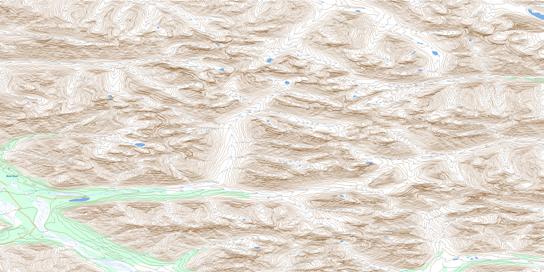 Mcclusky Lake Topographic map 106D09 at 1:50,000 Scale