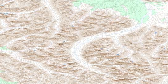 Louis Creek Topo Map 106D14 at 1:50,000 scale - National Topographic System of Canada (NTS) - Toporama map